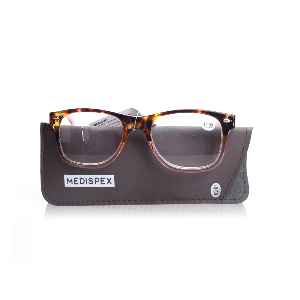 Medispex Glasses Brown +2.0