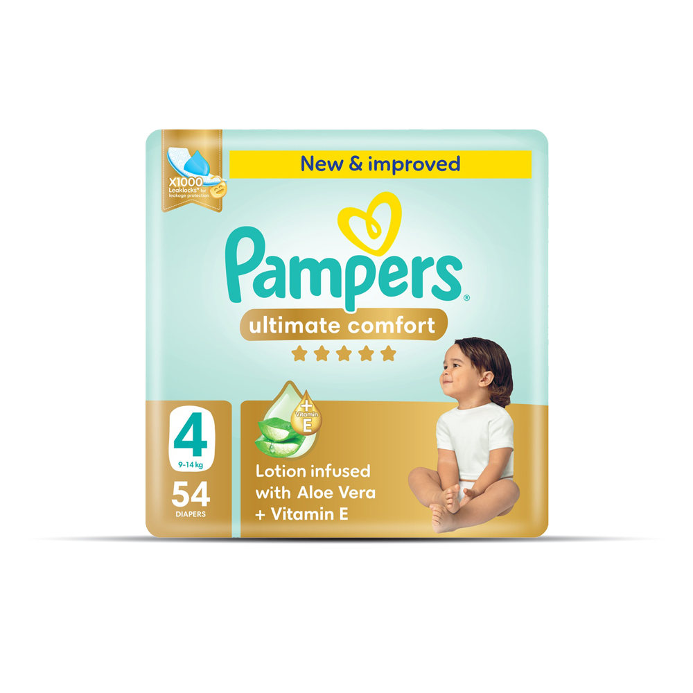 Pampers Premium Care  Size 4 (9–14 kg) – 54 pcs