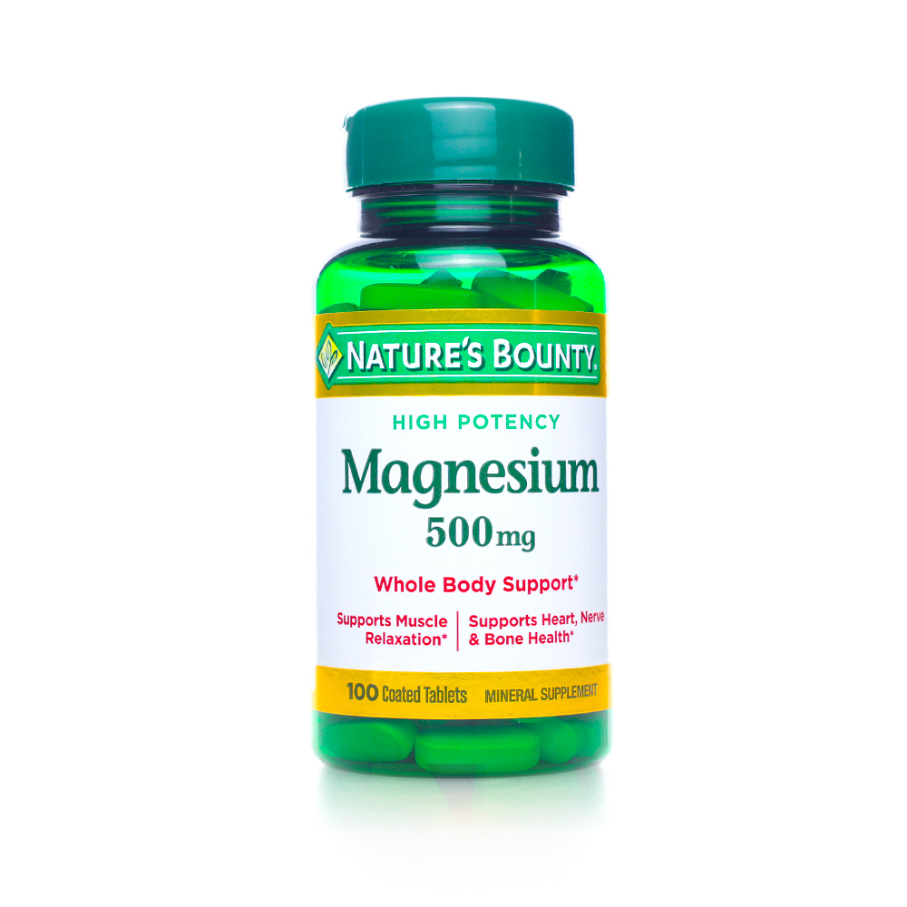 Natures Bounty Magnesium 500mg Tablets