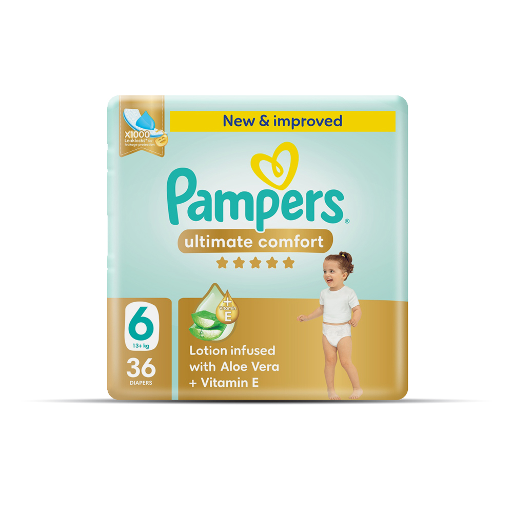 Pampers Size 6 (13+ kg) – 36 pcs