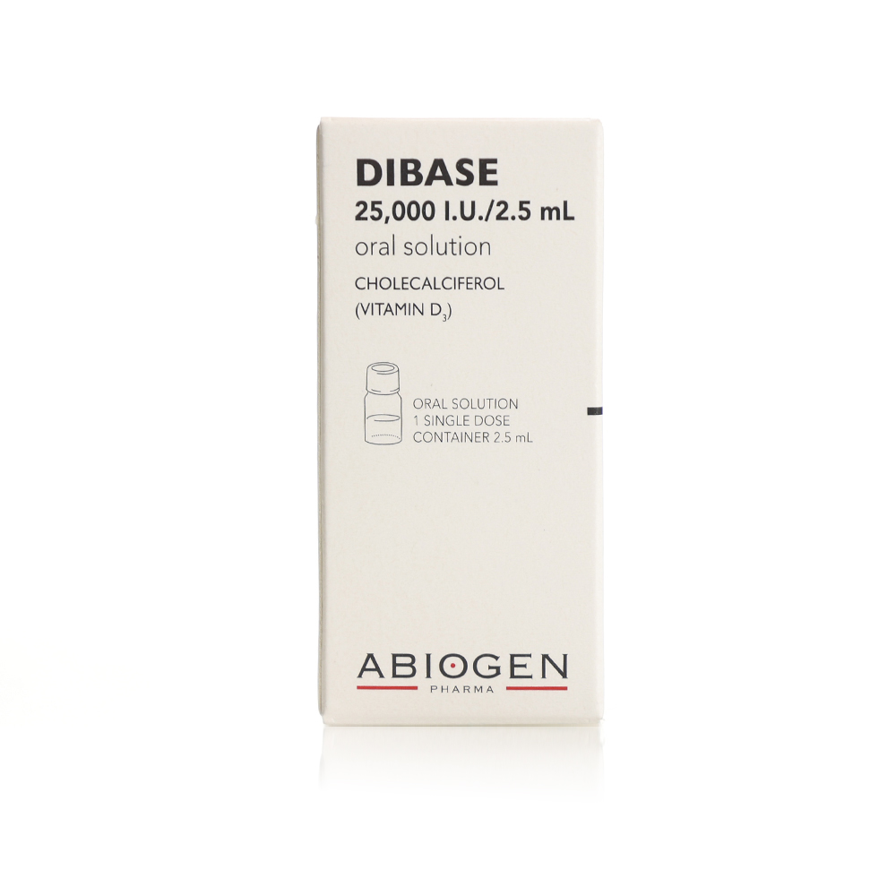Dibase 25,000 iu/2.5 ml oral solution