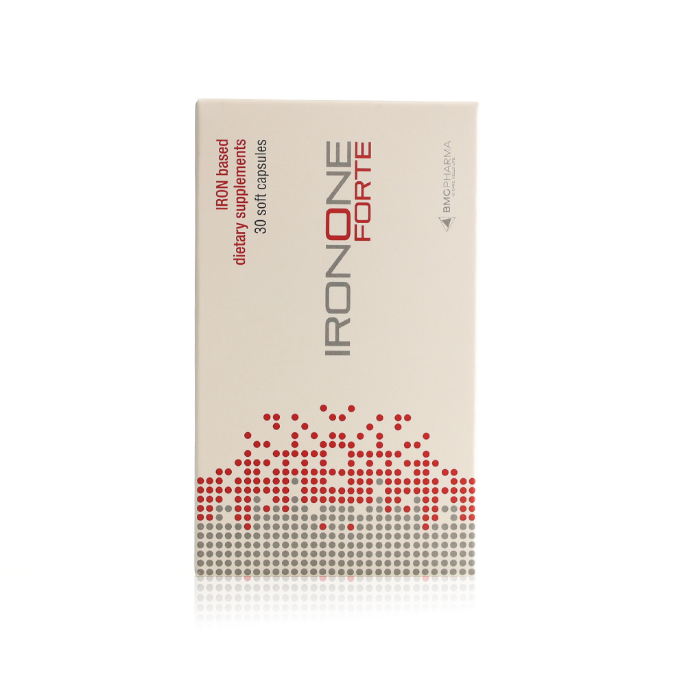 Ironone forte capsules 30mg – 30 soft capsules