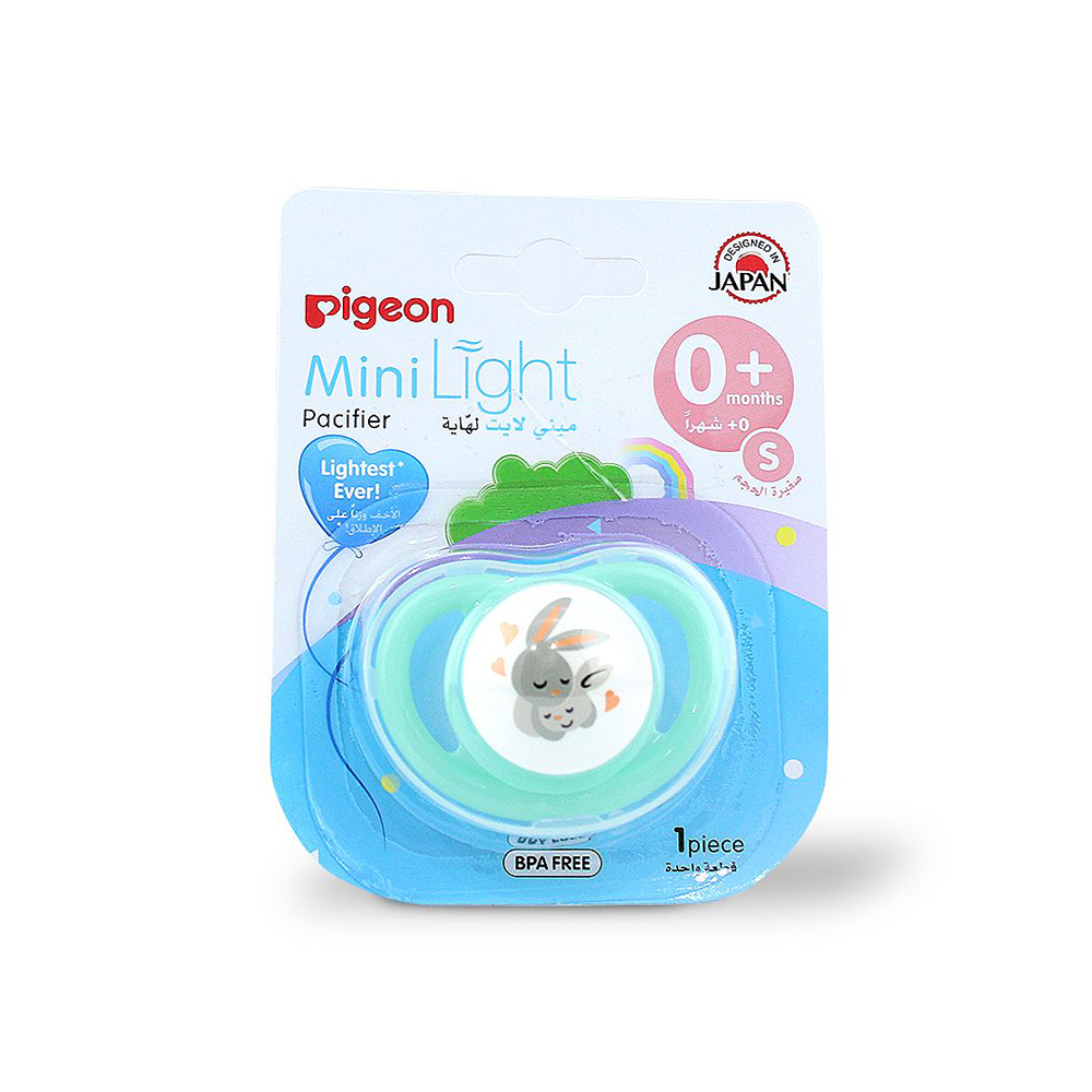 Pigeon Minilight Pacifier 0+ S Aquamarine