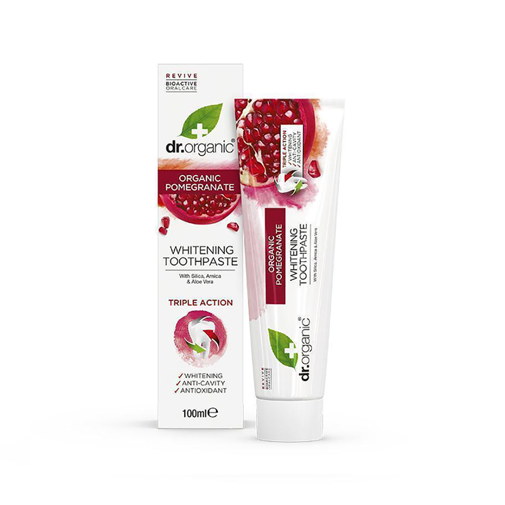 Dr Organic Pomegranate Whitening Toothpaste 