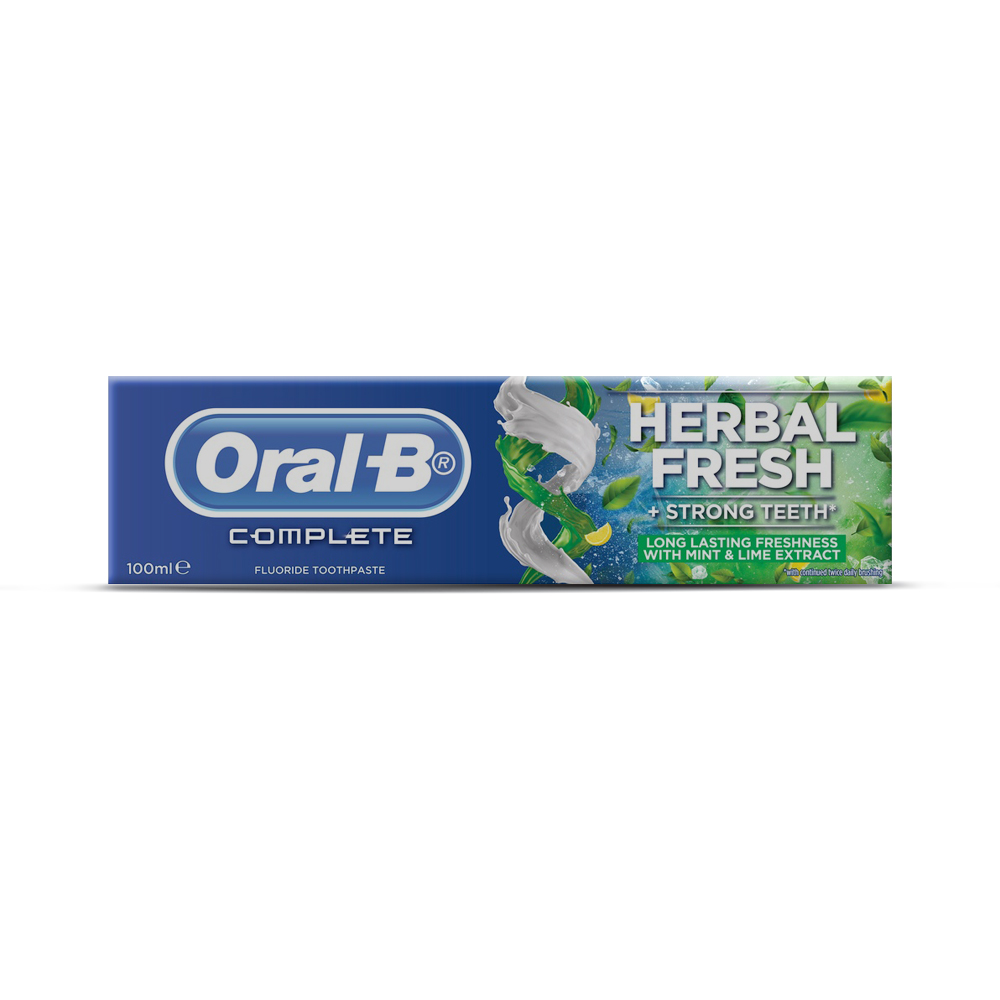 Oral-B Complete Herbal Fresh Toothpaste + Mouthwash 100ml (30238)