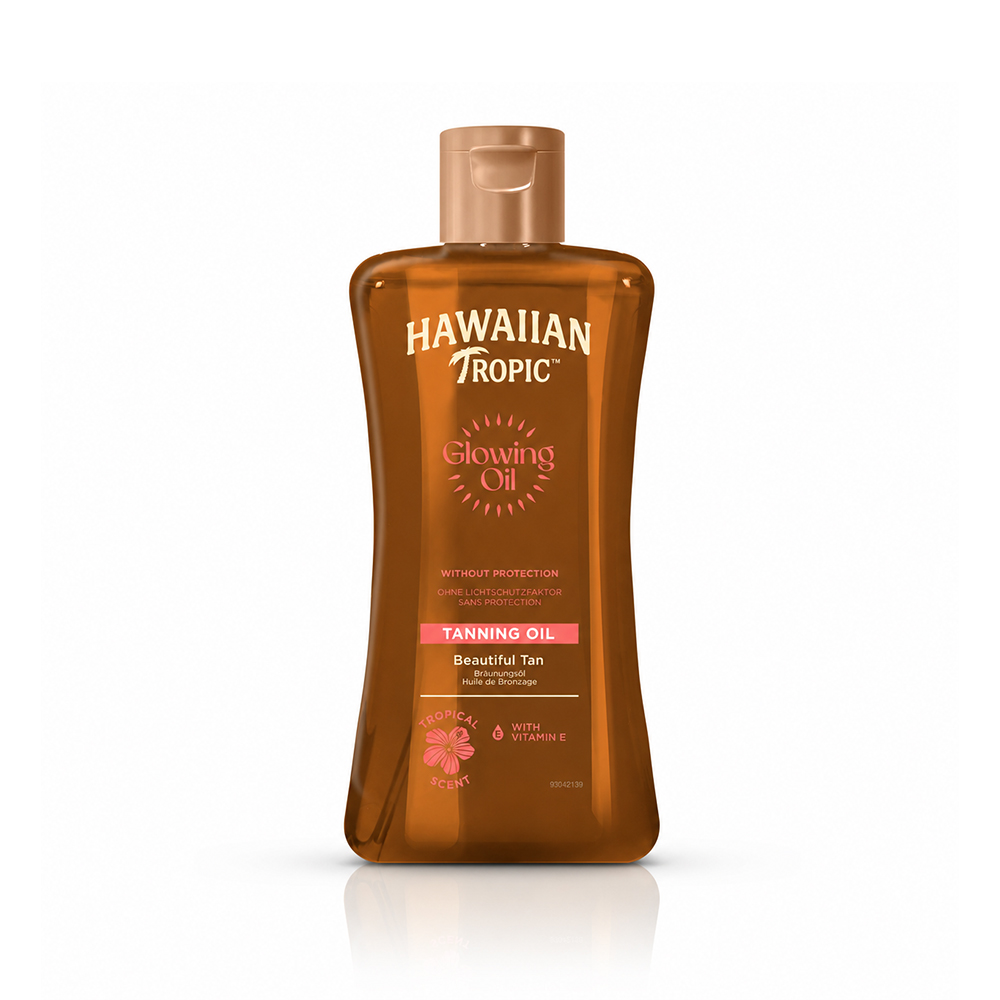 Hawaiian Tropic  Glowing Tanning Oil SPF0