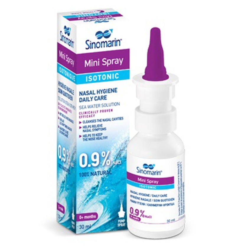 SINOMARIN ISOTONIC MINI NASAL SPRAY 0.9% 30ML