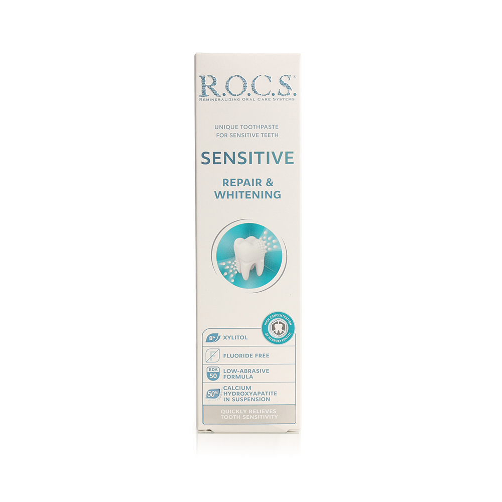 ROCS SENSITIVE REPAIR & WHITENING T/P 75ML