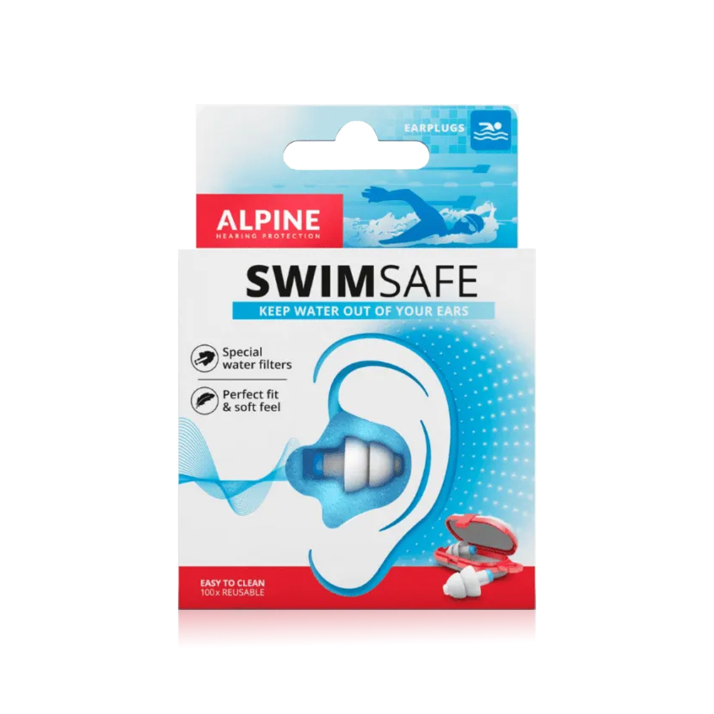 Alpine Swimsafe Swimming Earplugs 1 Pair (3534)
