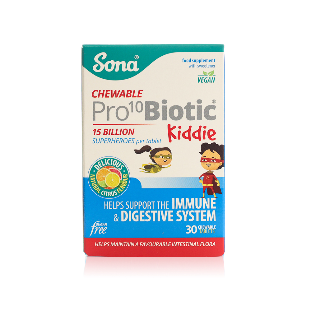Sona Pro10 Biotic Kiddie Chewable Tablets