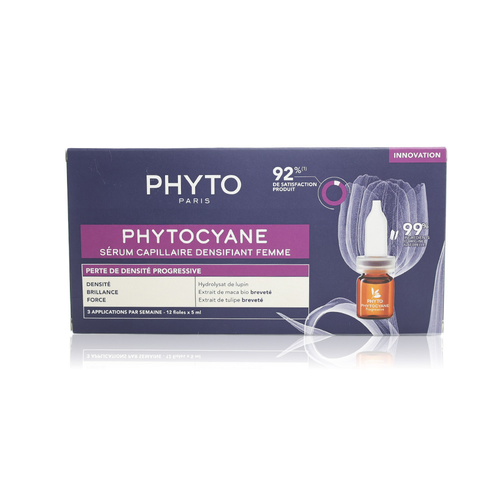 Phytocyane Scalp Treatment for Women – 12 Ampoules x 5 mL