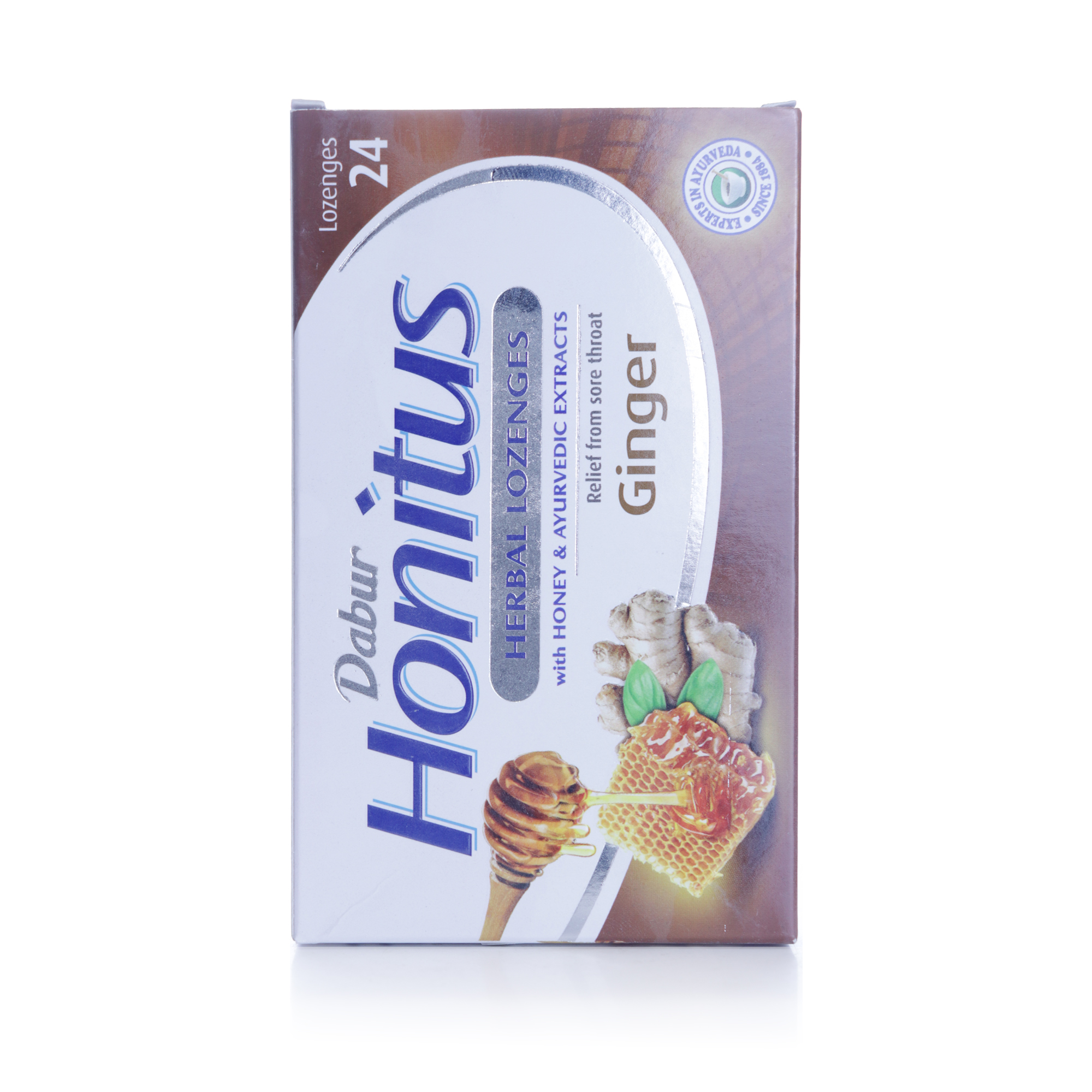 DABUR HONITUS HERBAL LOZ - GINGER 24S (080)