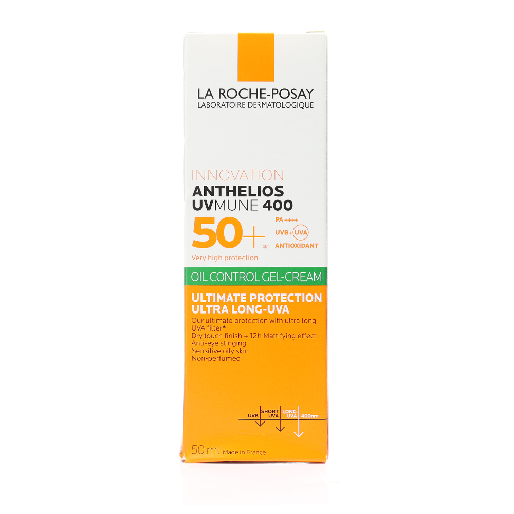 La roche posay anthelios uvmune 400 oil control spf50+ gel cream  50ml