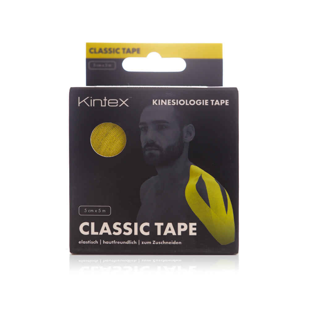 Kintex Kinesiology Tape Classic 5 x 500cm Yellow