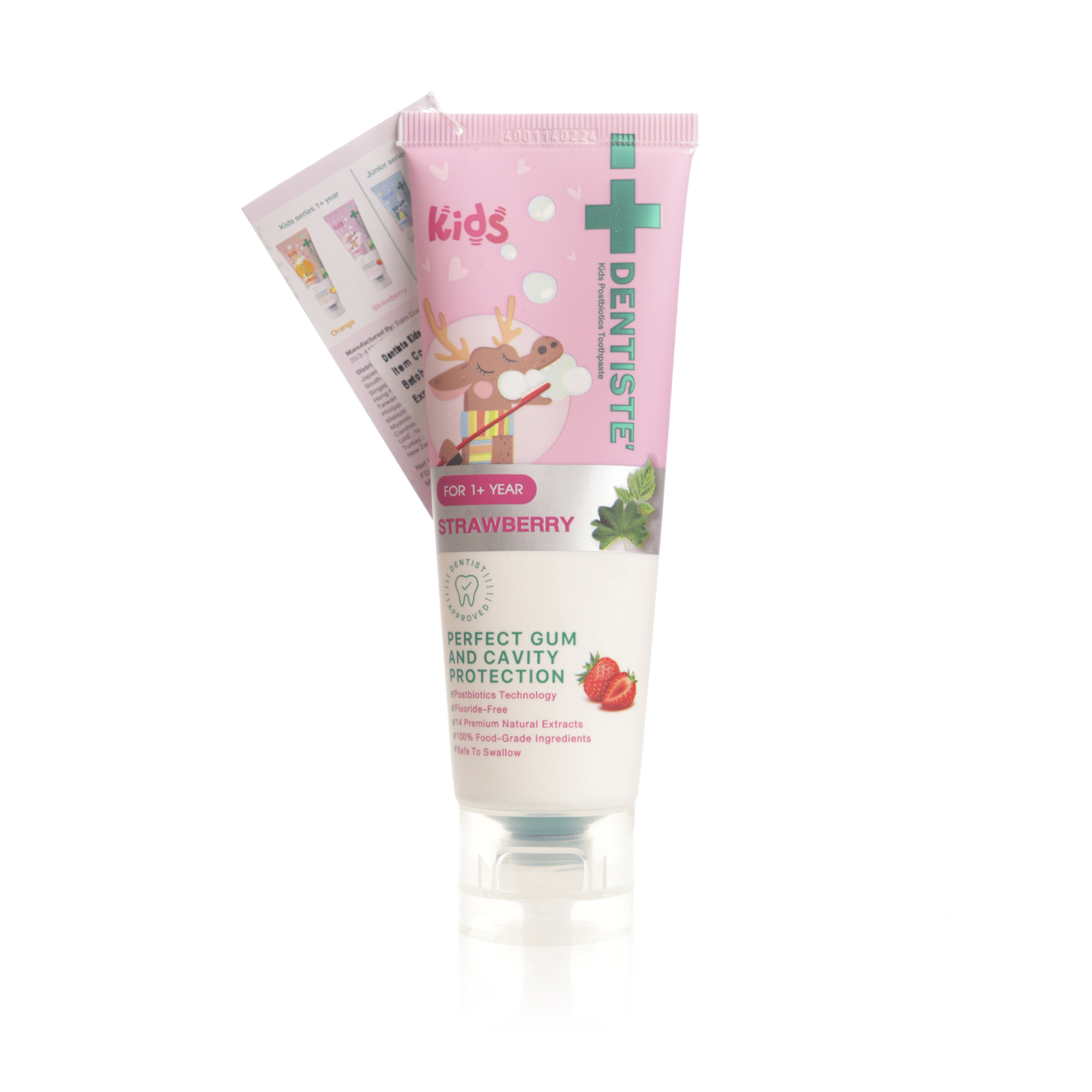 Dentiste Kids Postbiotics Strawberry Toothpaste 1+