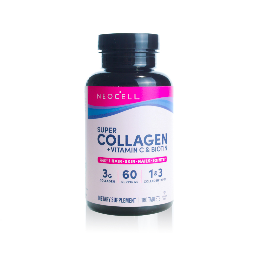 Neocell super collagen + c & biotin tablets - 180 tablets