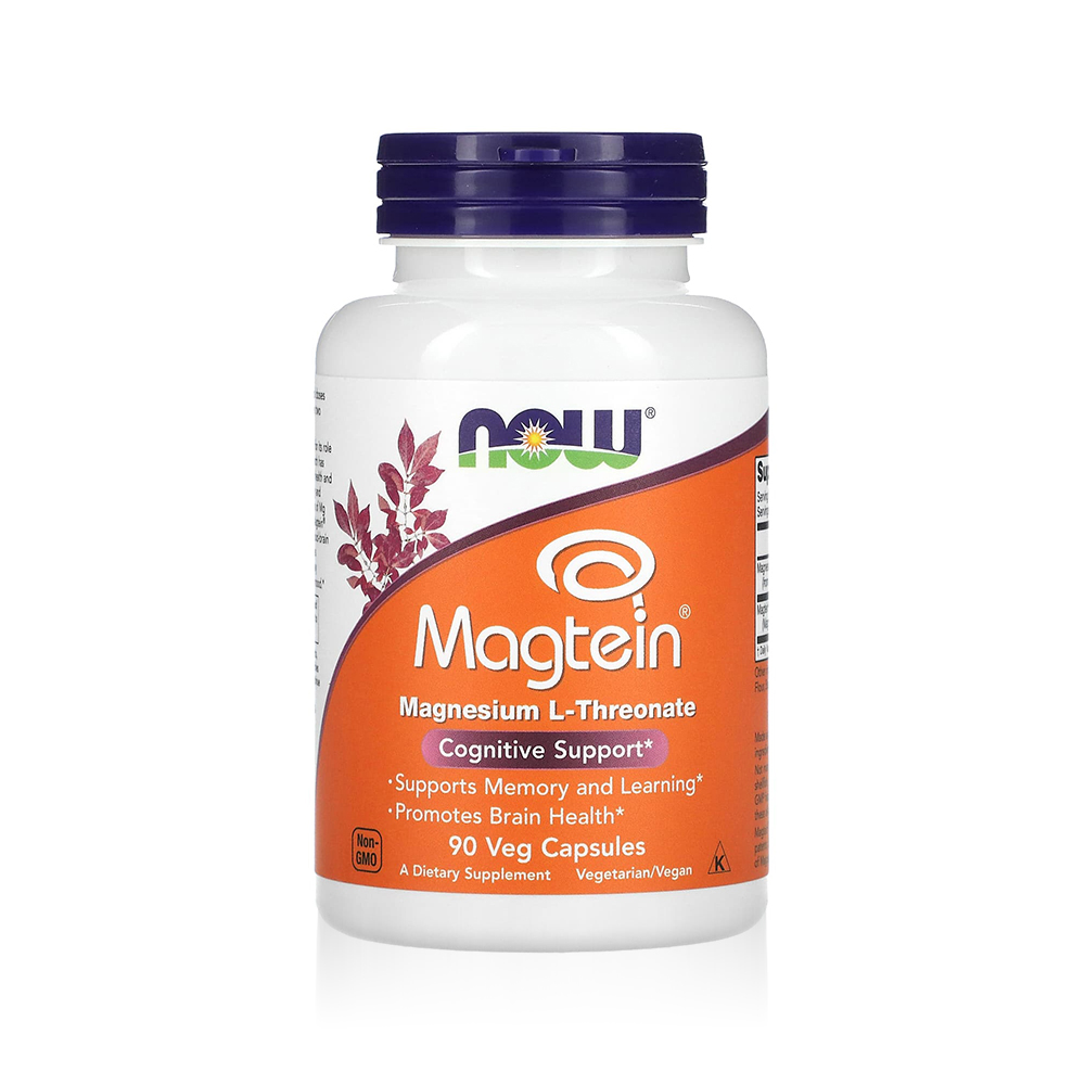 Now Magtein 667mg Magnesium L Threonate Veg Capsules