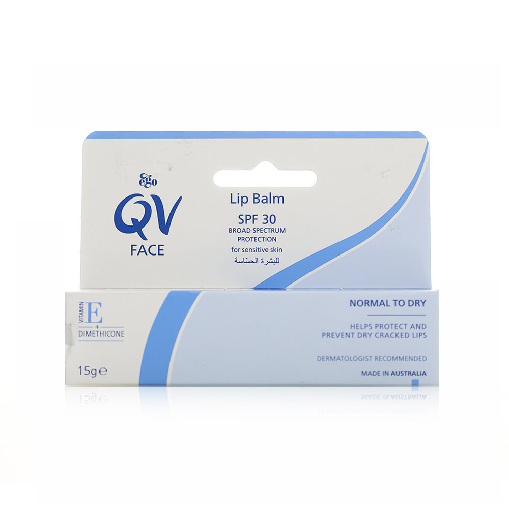 Ego QV Face Lip Balm SPF30 Normal to Dry Skin