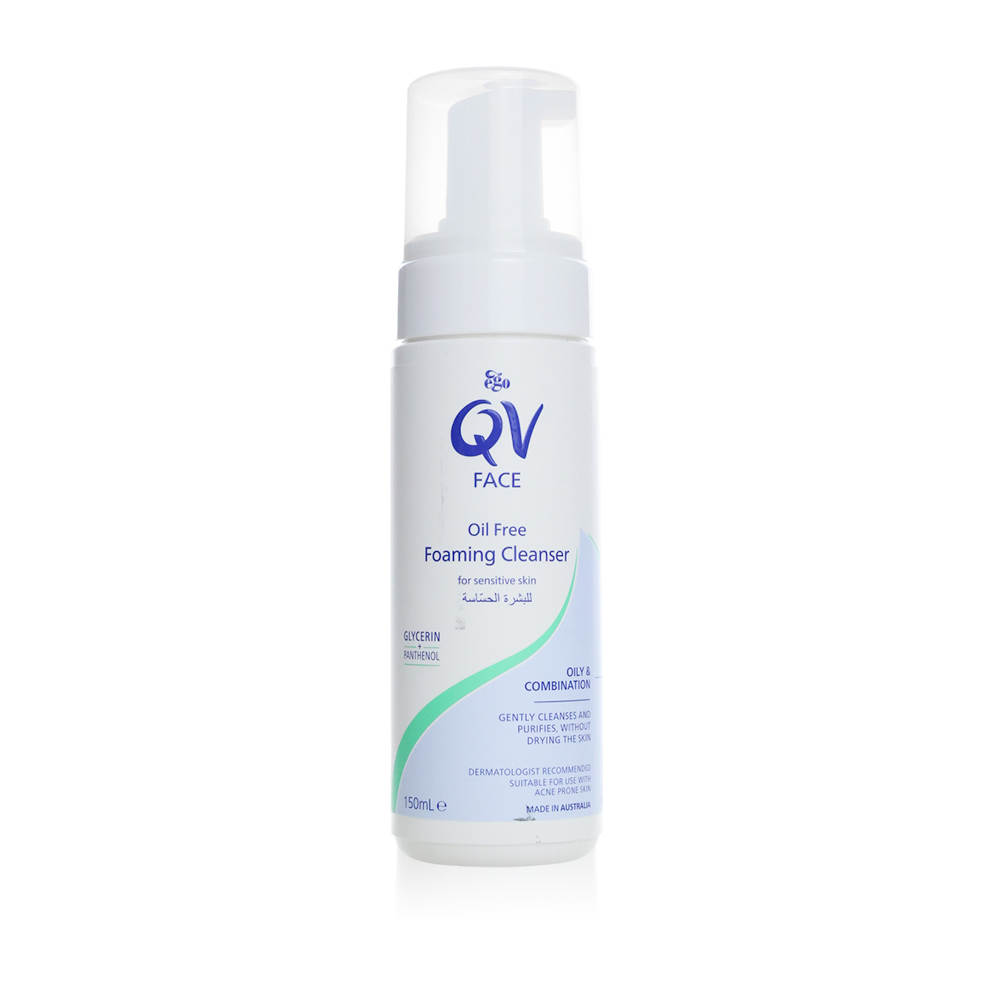 Ego qv face oil free foaming cleanser 150ml