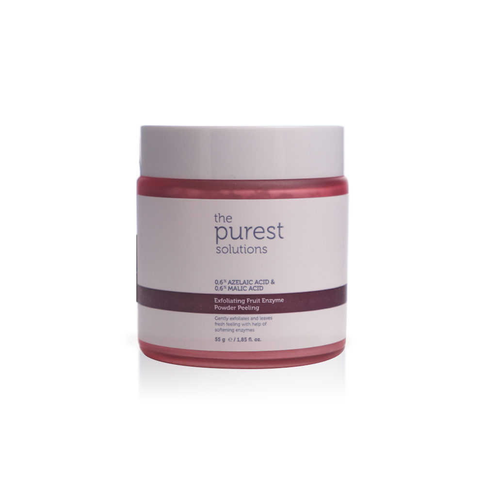 The purest exfoliating fruit enzyme powder peeling