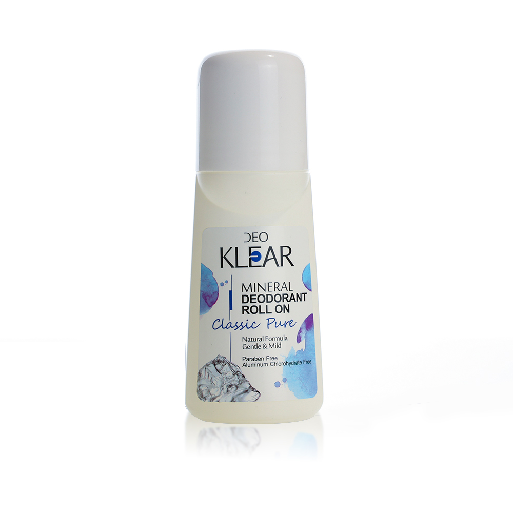 Deoklear mineral deodorant roll-on classic pure 65ml