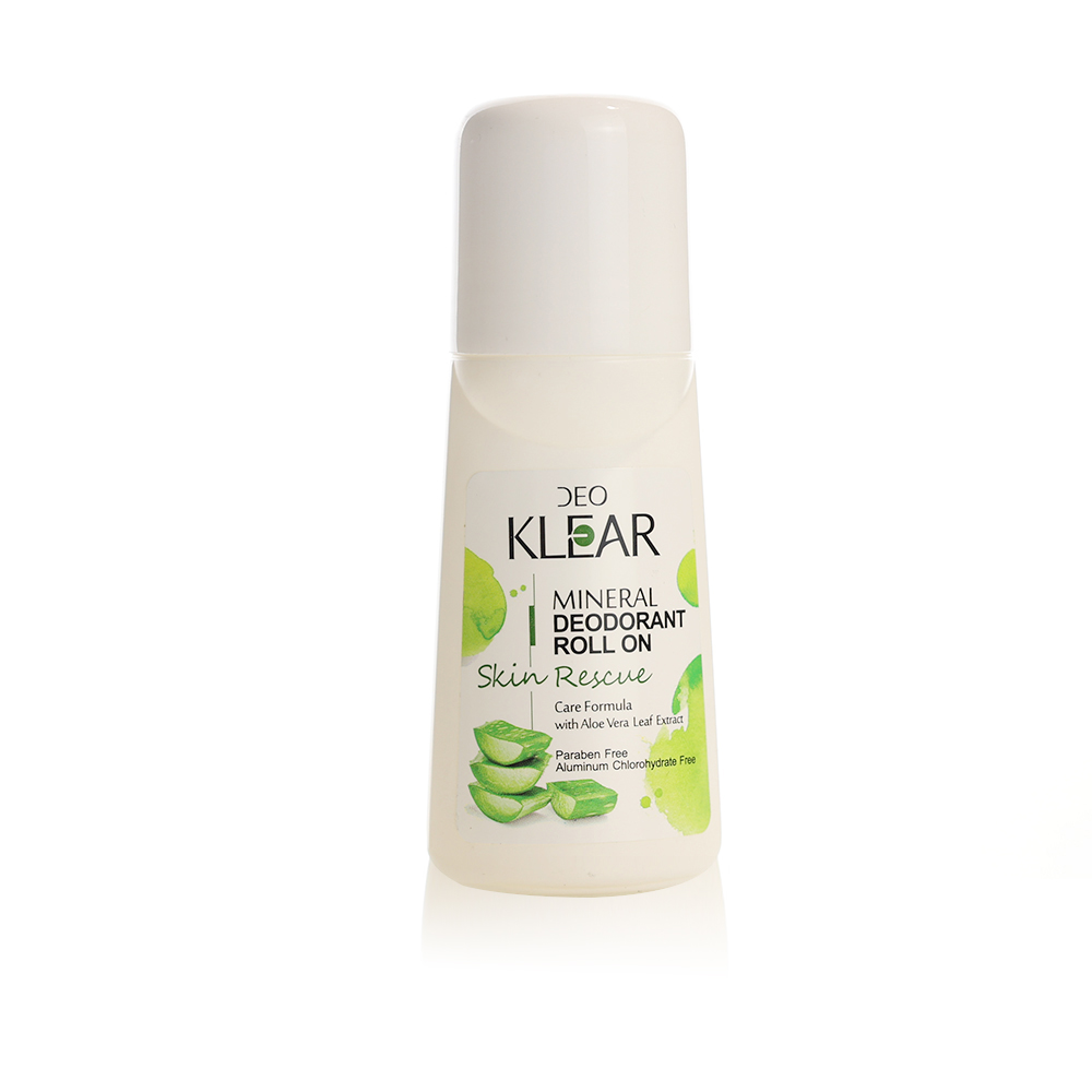 Deo klear meniral deodorant skin rescue roll-on 65ml