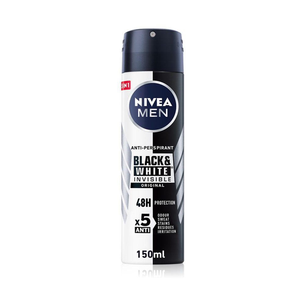 Nivea Black&White Original Men Deo.Spray 150Ml(565)