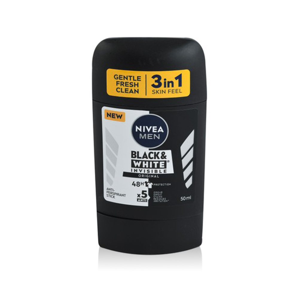 Nivea Black&White Original Men Deo.Stick 50Ml(789)