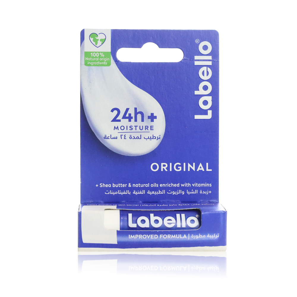 Labello Original Lip Balm with Shea Butter Natural Oil & Vitamins