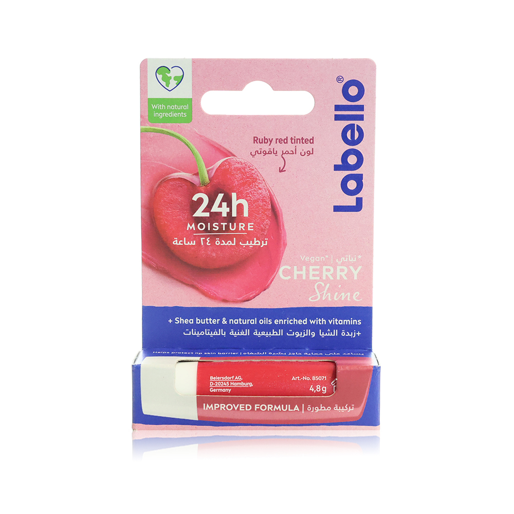 Labello Cherry Shine Lip Balm 4.8 Gm(524)