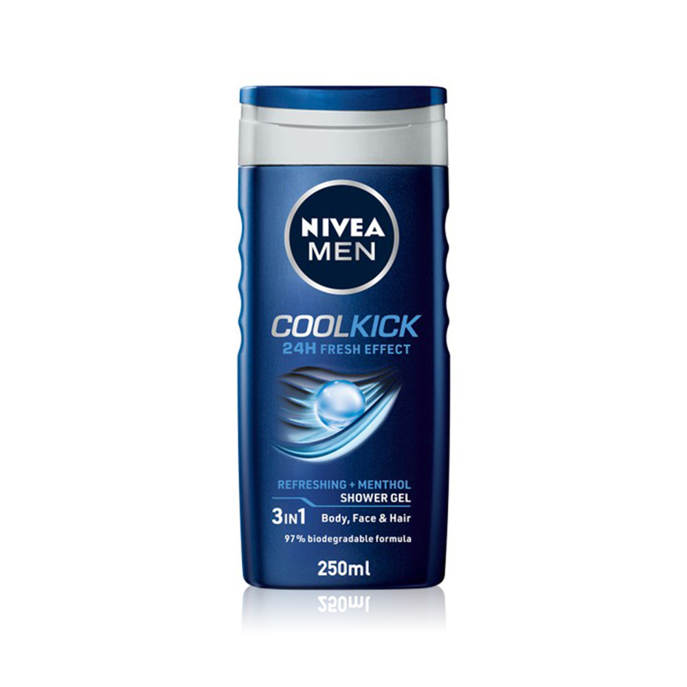Nivea Cool Kick Men Shower Gel 250Ml(674)