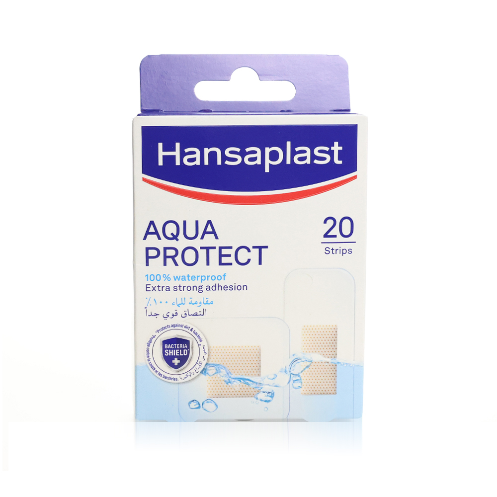 Hansaplast Aqua Protect Waterproof Plasters, 20 Pieces