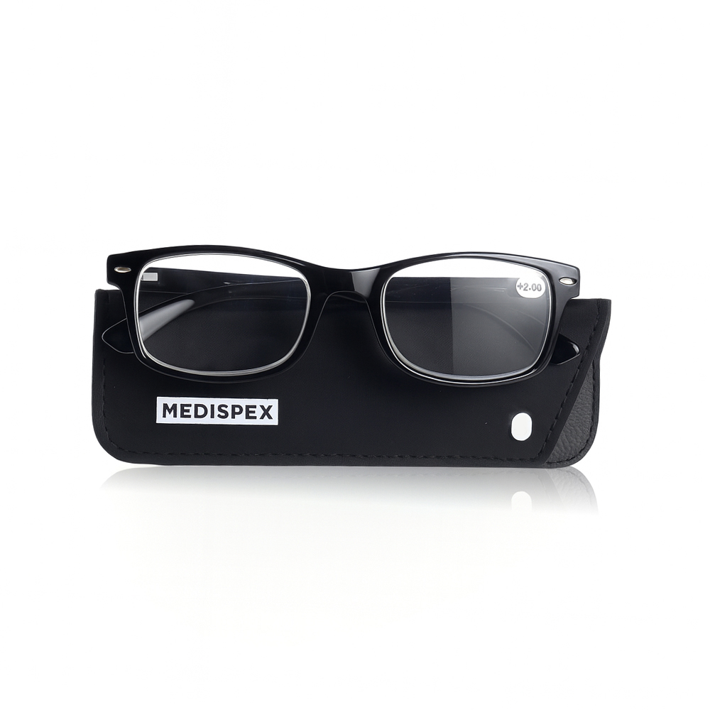 Medispex Glasses Navy Blue +2.5
