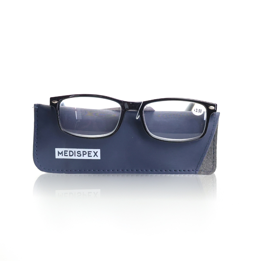 Medispex Glasses Navy Blue +3.5 