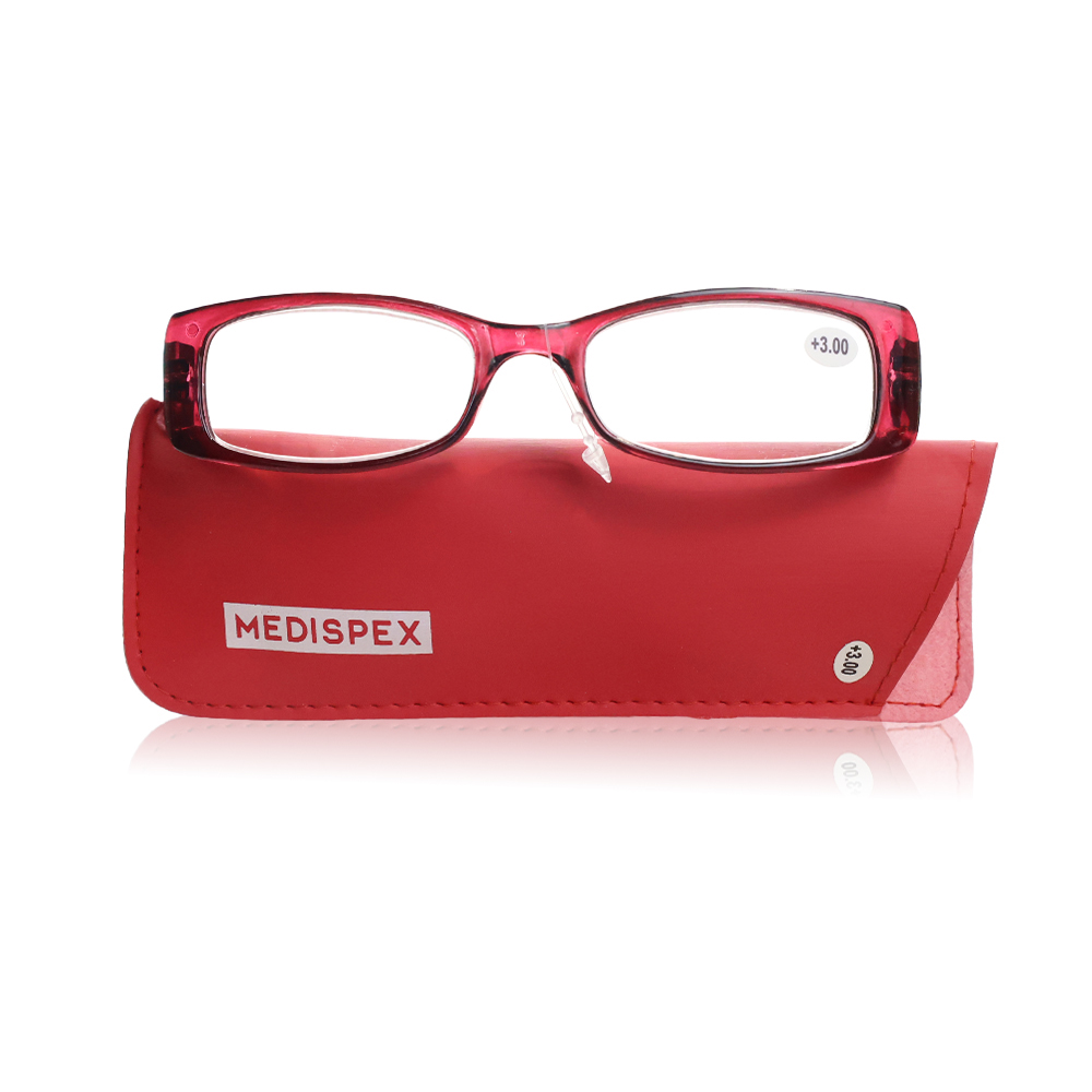 Medispex Glasses Red +3.0 
