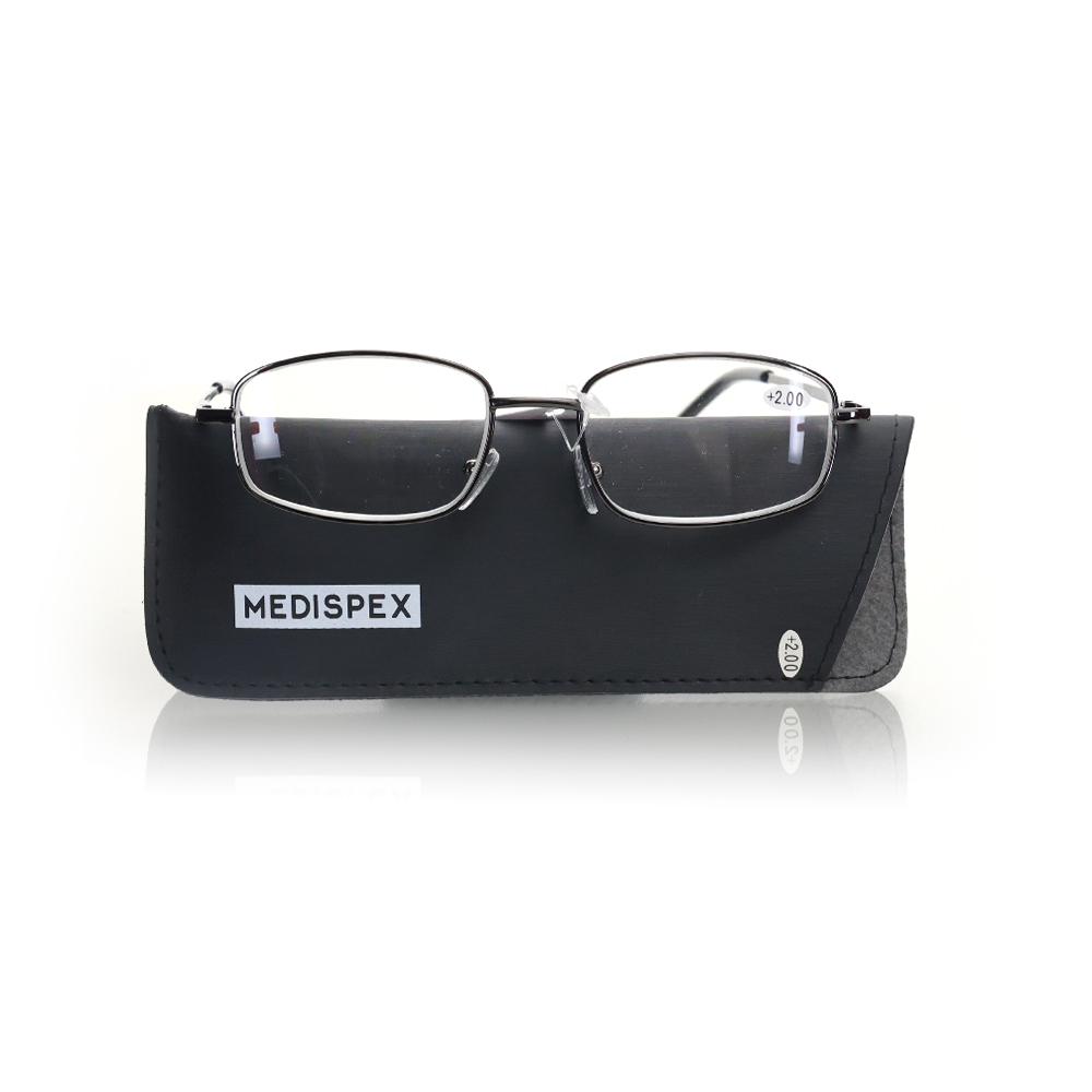 Medispex Glasses Black +2.0