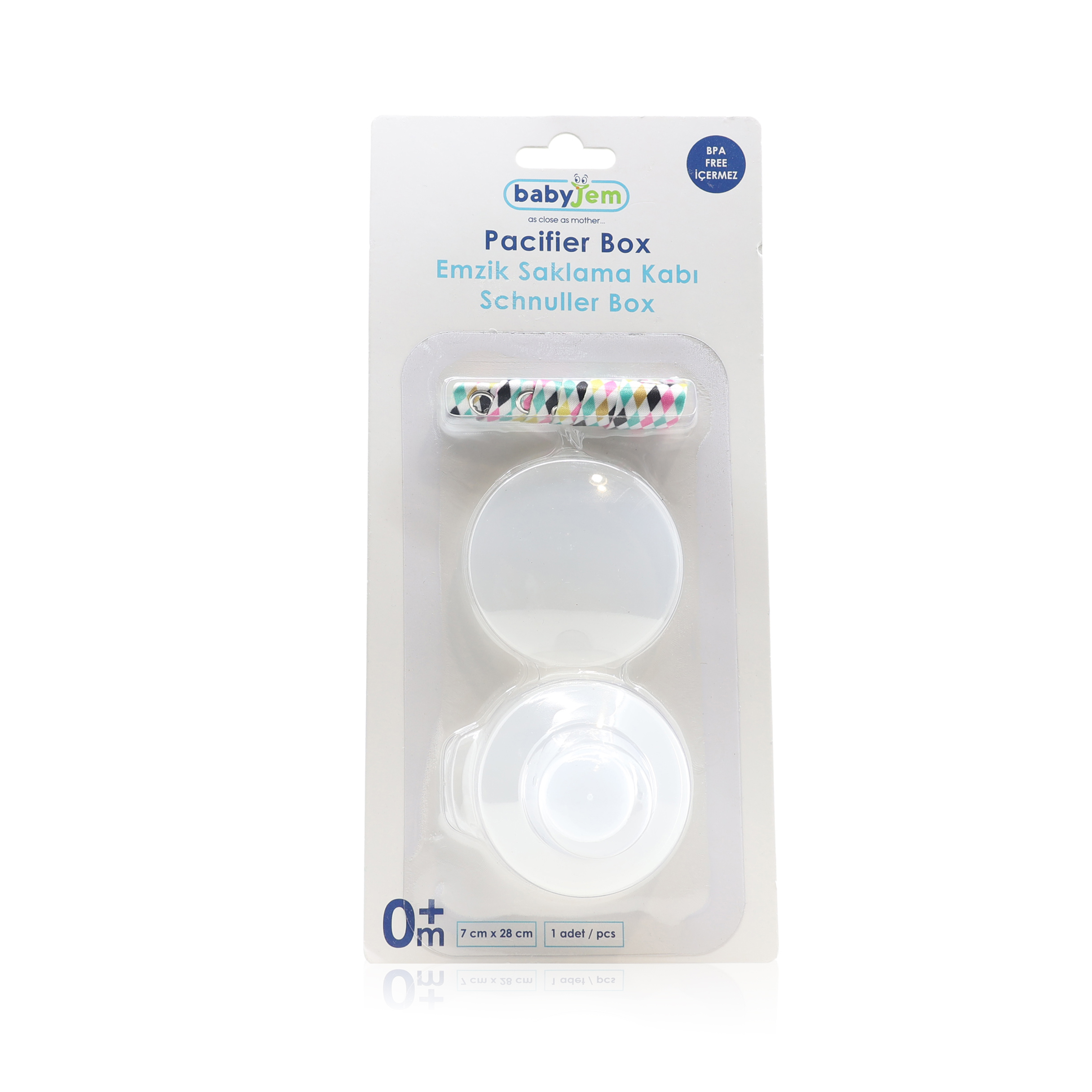 Babyjem Pacifier Storage Case Newborn 0 M+ White