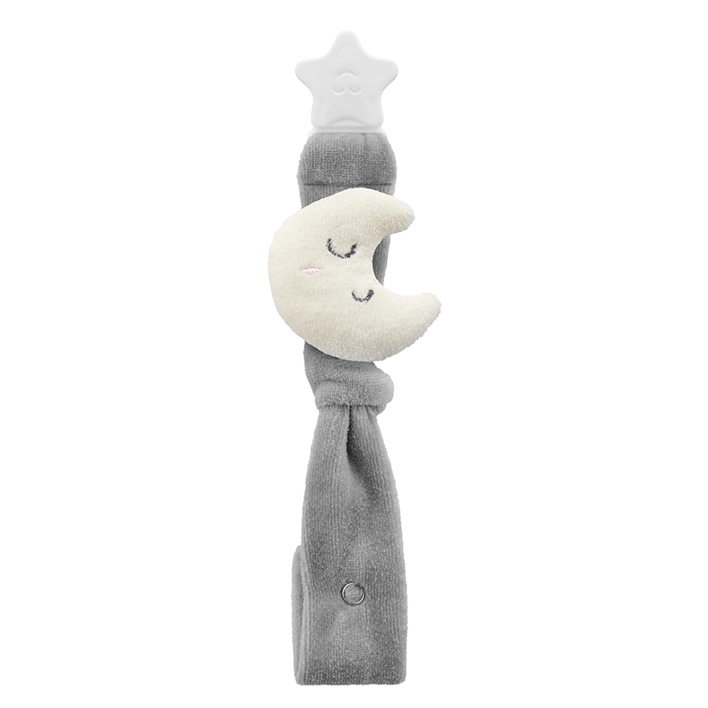Babyjem Pacifier Moon Holder Newborn 0 M+ Grey