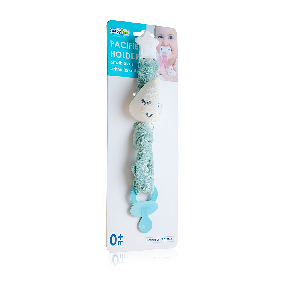 Babyjem Pacifier Drop Holder Newborn 0 M+ Green