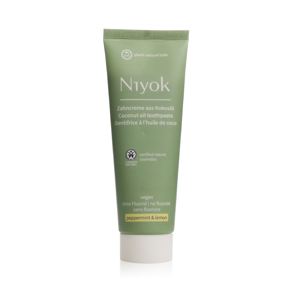 Niyok Coconut Oil Toothpaste - Peppermint & Lemon 75ml