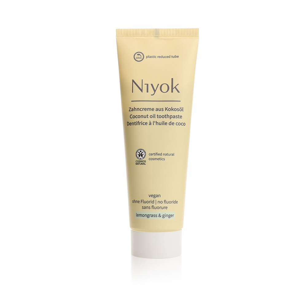 Niyok Coconut Oil Toothpaste - Lemongrass & Ginger 75ml