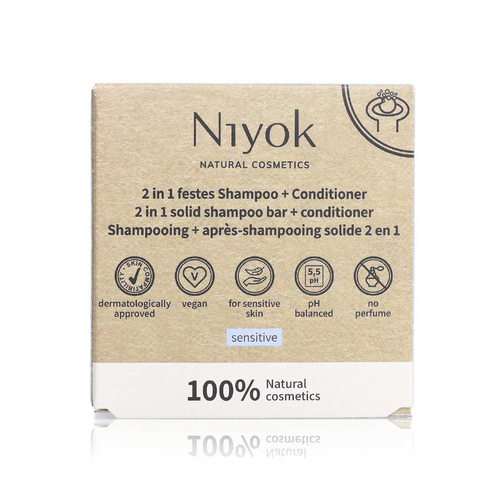 Niyok 2-in-1 Shampoo Bar + Conditioner Sensitive 80g
