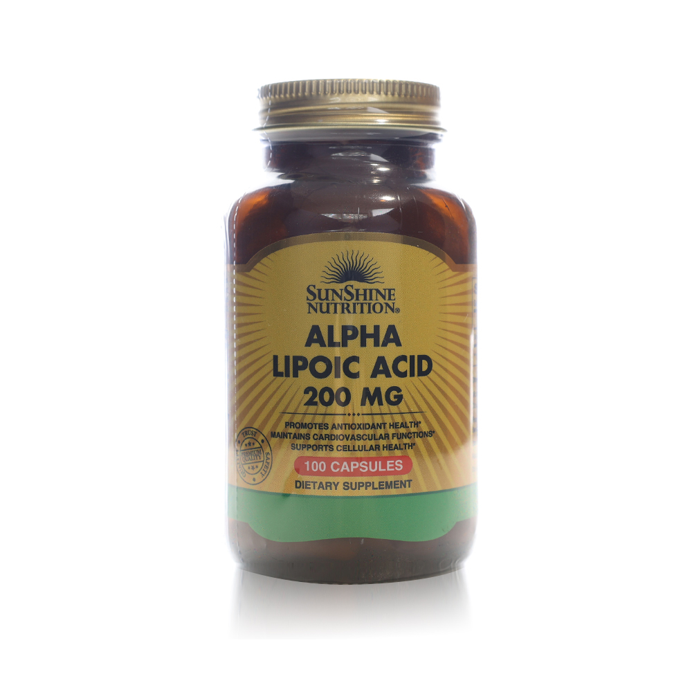 Sunshine N Alpha Lipoic Acid 200Mg 100 Cap