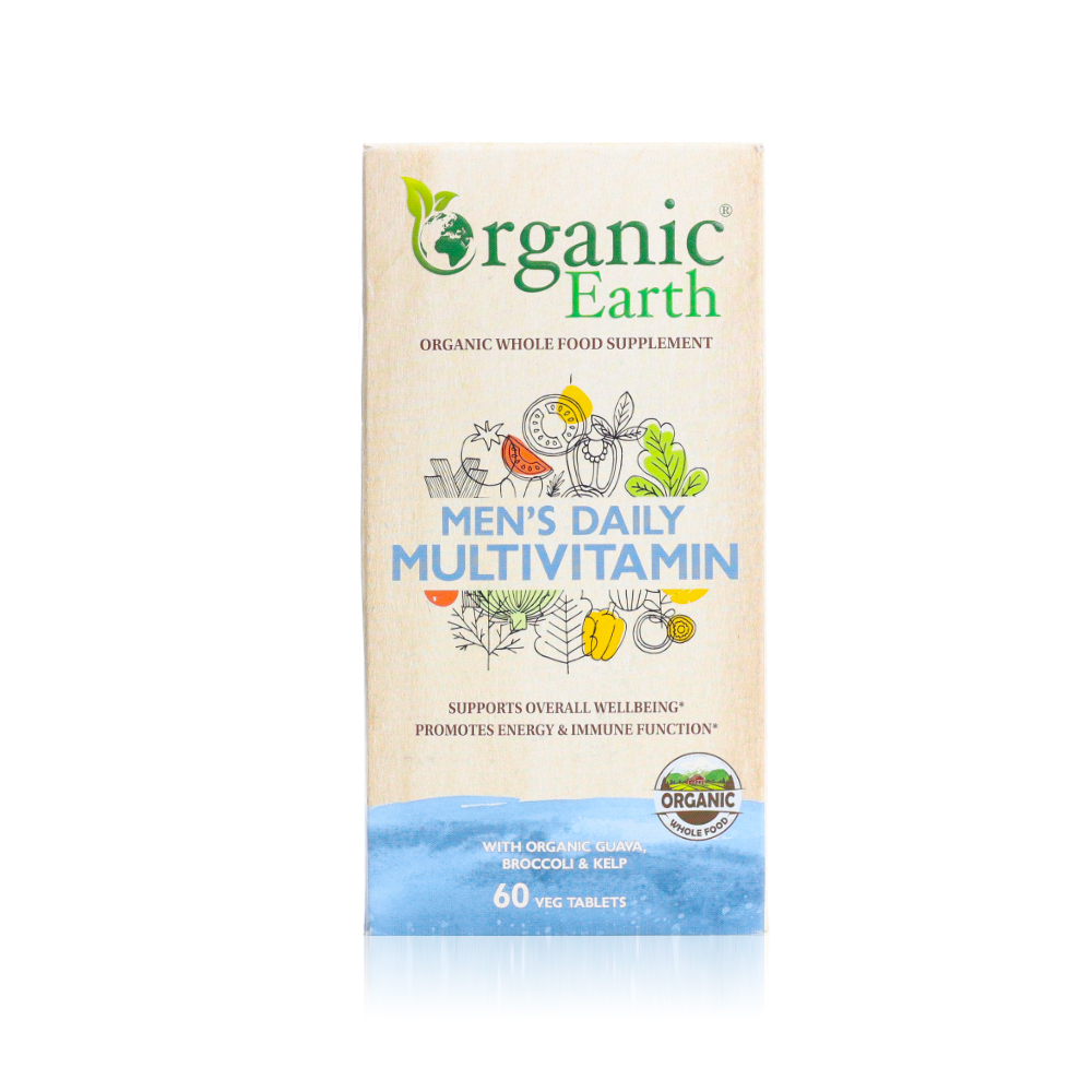 Organic Earth Men’s Daily Multivitamin Capsules
