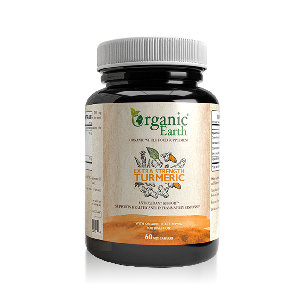 Organic Earth Extra Strength Turmeric Capsules