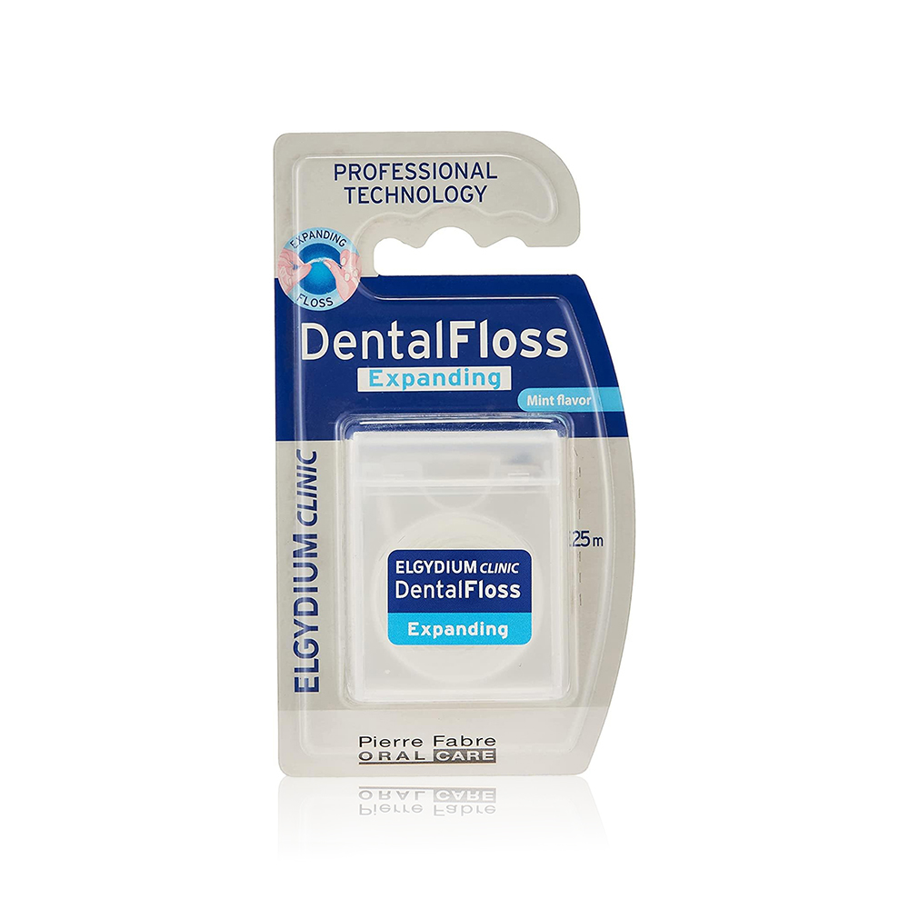 Elgydium Clinic Dental Floss – Expanding Mint, 25 m