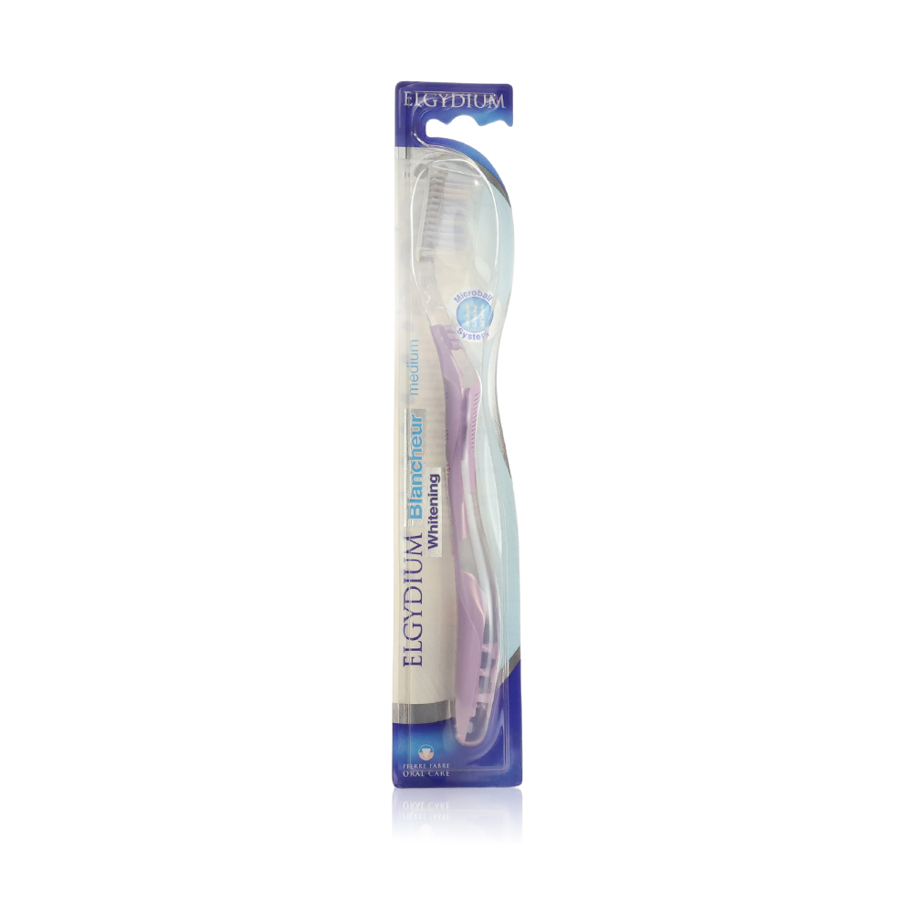 Elgydium Whitening Medium Toothbrush Purple