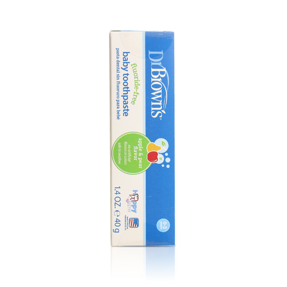 Dr. Brown's Happy Teeth Fluoride-Free Toothpaste (Apple/Pear)