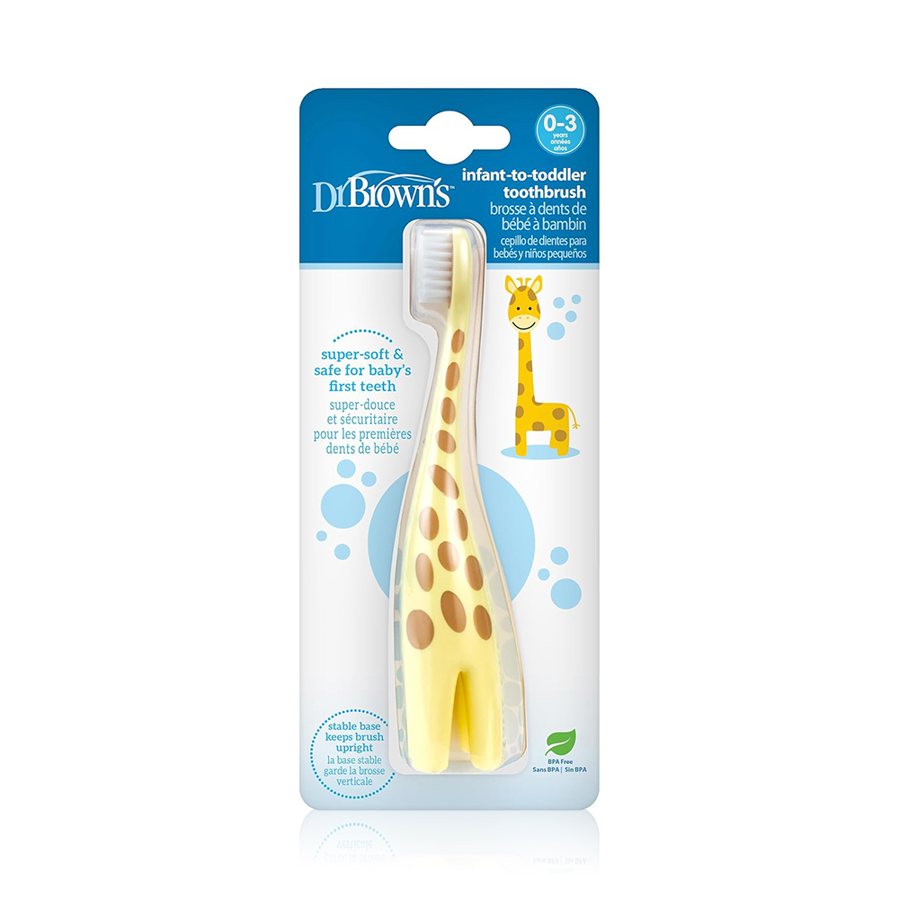 Dr Browns Infant-to-Toddler Toothbrush Giraffe(HG060)