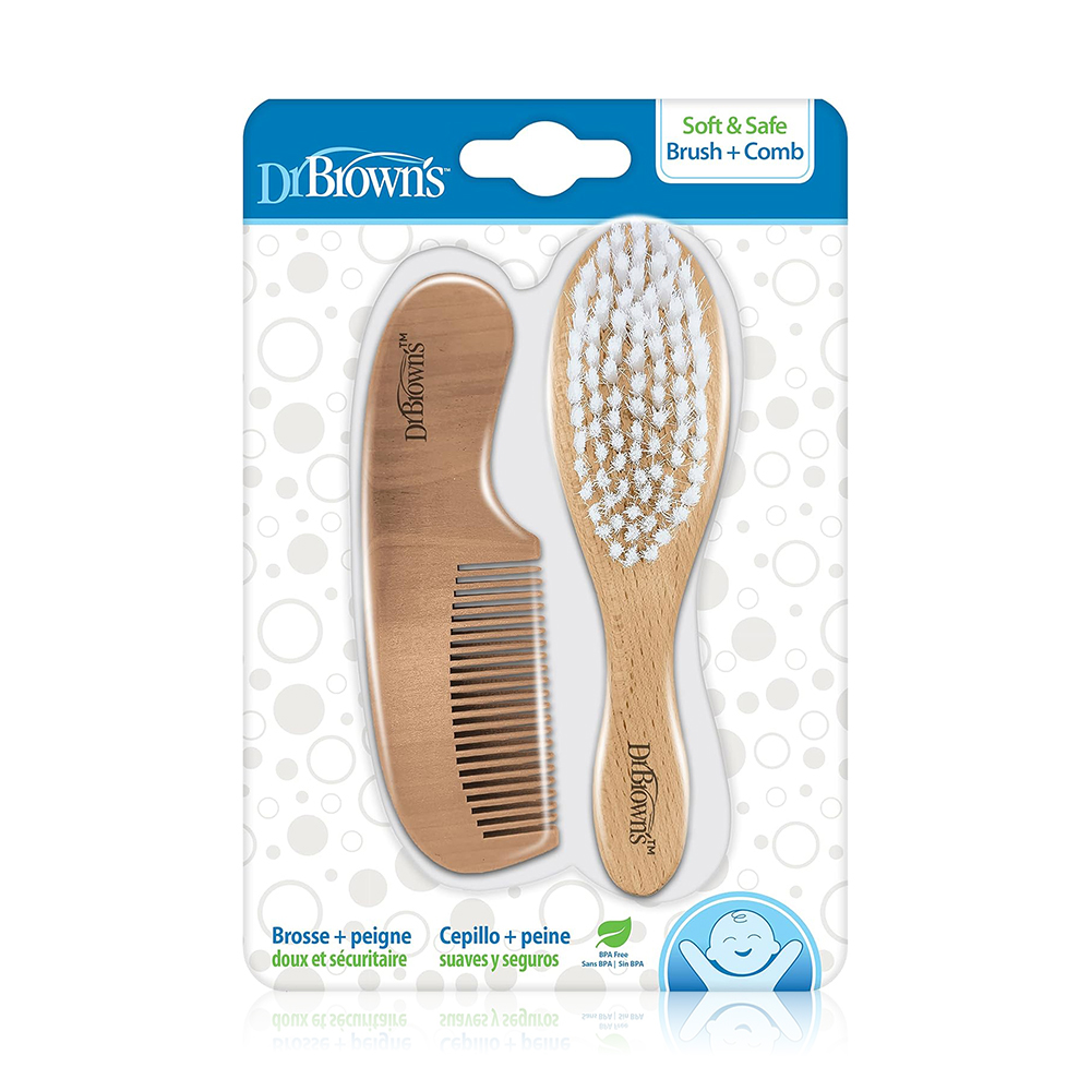 Dr Browns Soft and Safe Brush + Comb(HG086)